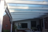 Terrassendach mit Echtglas 1
